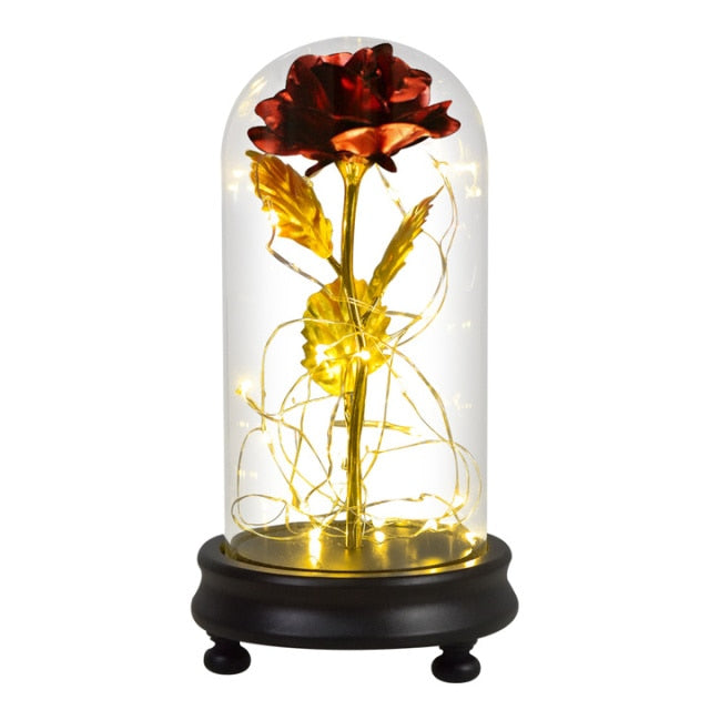 Preserved Roses In Glass Galaxy