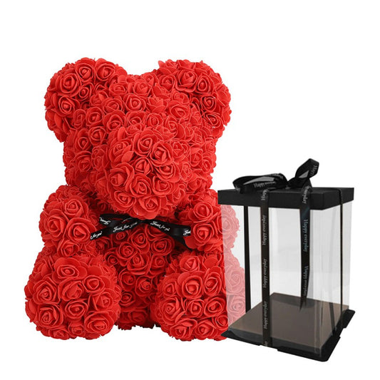 Red Rose Teddy Bear Rose Flower